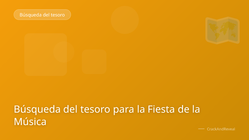 Búsqueda del tesoro para la Fiesta de la Música
