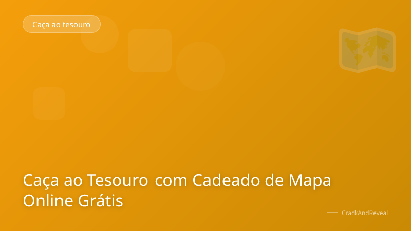 Caça ao Tesouro com Cadeado de Mapa Online Grátis