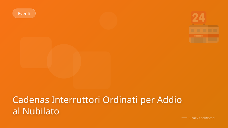 Cadenas Interruttori Ordinati per Addio al Nubilato