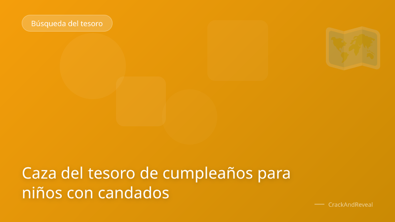 Caza del tesoro de cumpleaños para niños con candados