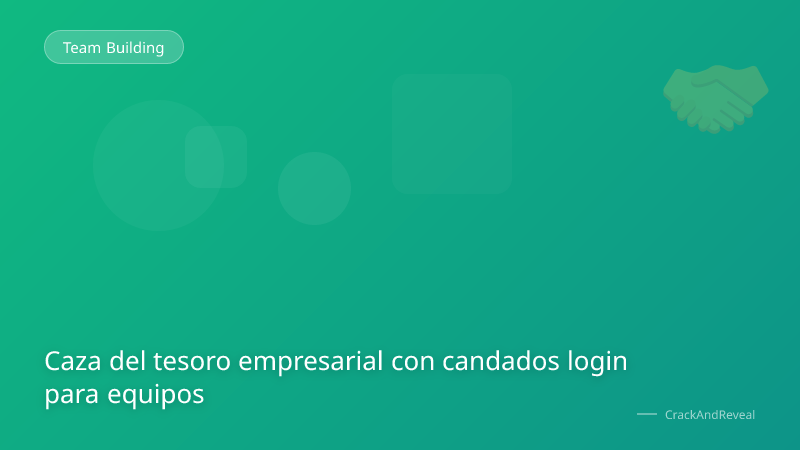 Caza del tesoro empresarial con candados login para equipos