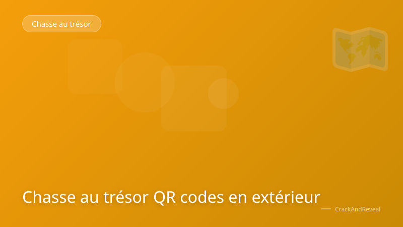 Chasse au trésor QR codes en extérieur