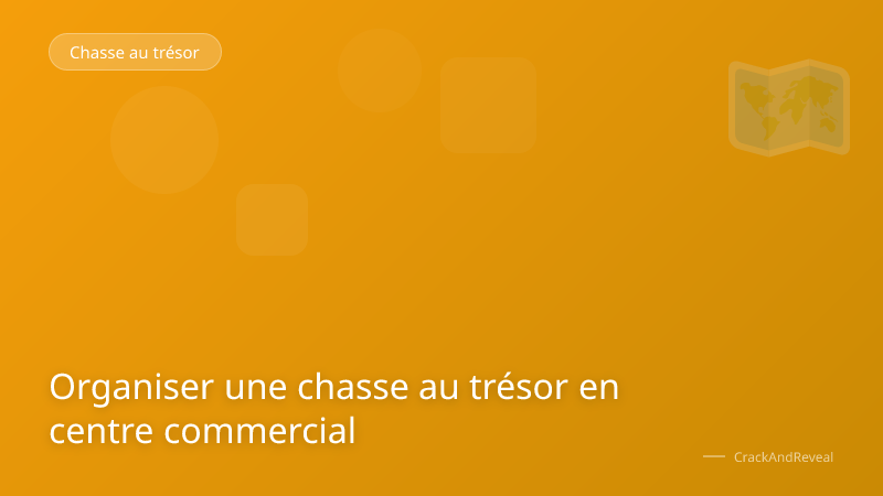 Organiser une chasse au trésor en centre commercial