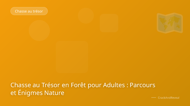 Chasse au Trésor en Forêt pour Adultes : Parcours et Énigmes Nature