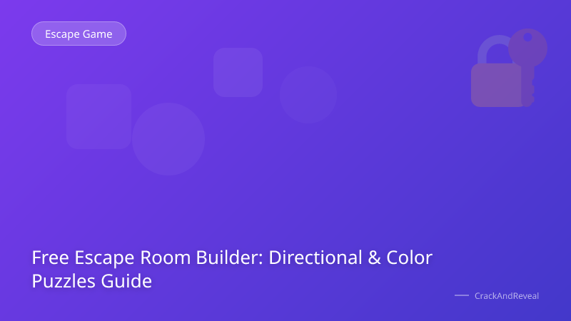 Free Escape Room Builder: Directional & Color Puzzles Guide
