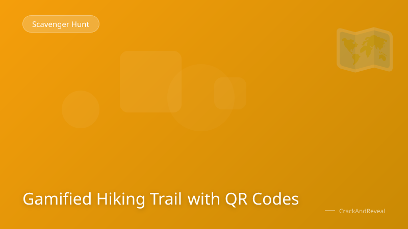 Gamified Hiking Trail with QR Codes