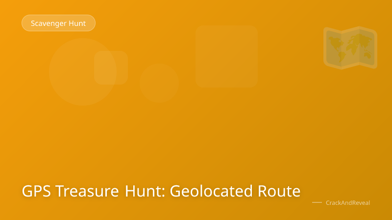GPS Treasure Hunt: Geolocated Route
