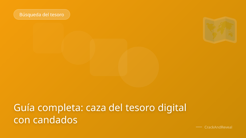 Guía completa: caza del tesoro digital con candados