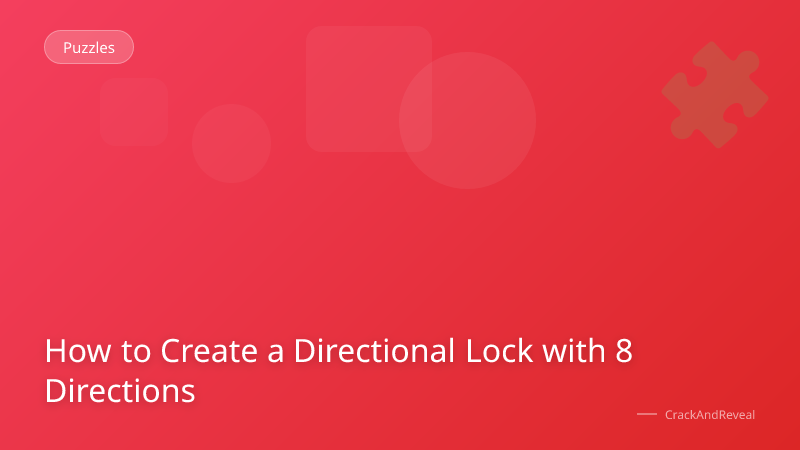 How to Create a Directional Lock with 8 Directions