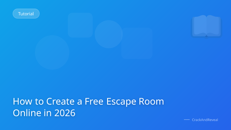 How to Create a Free Escape Room Online in 2026