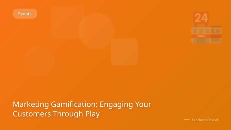 Marketing Gamification: Engaging Your Customers Through Play
