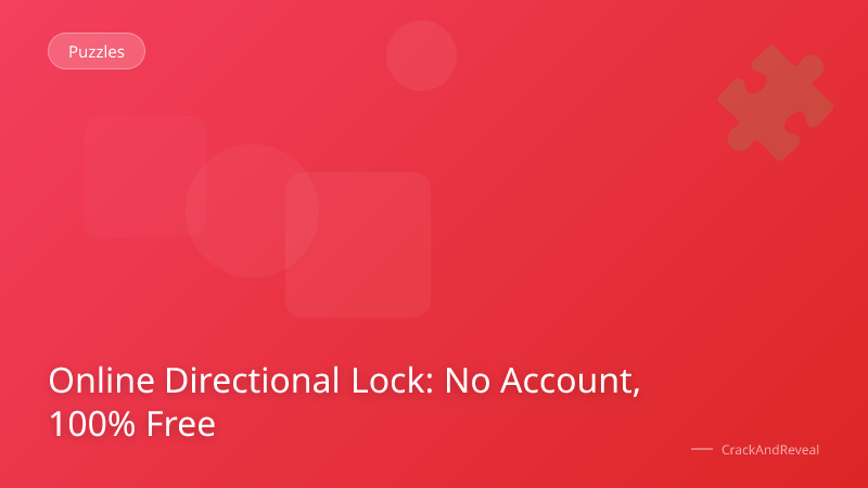 Online Directional Lock: No Account, 100% Free