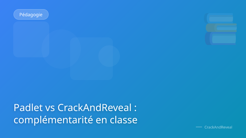 Padlet vs CrackAndReveal : complémentarité en classe