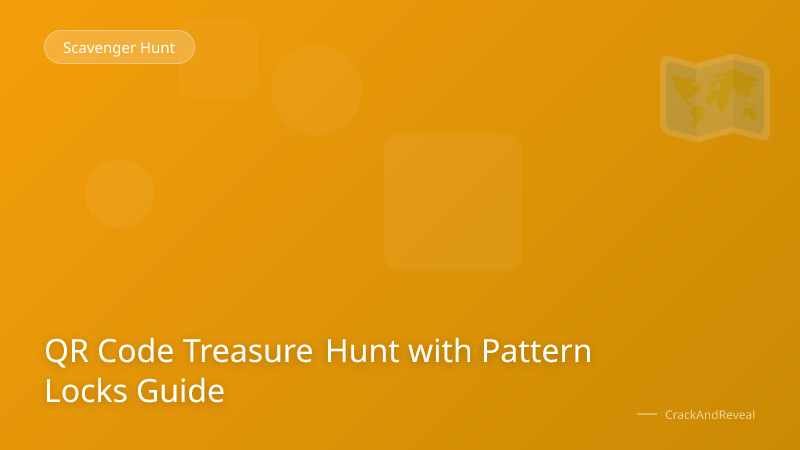QR Code Treasure Hunt with Pattern Locks Guide