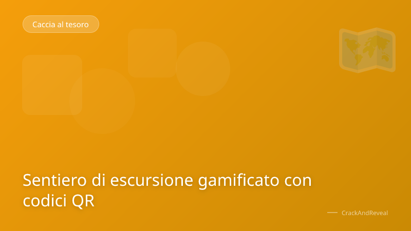 Sentiero di escursione gamificato con codici QR