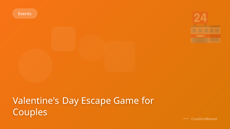 Valentine's Day Escape Game for Couples