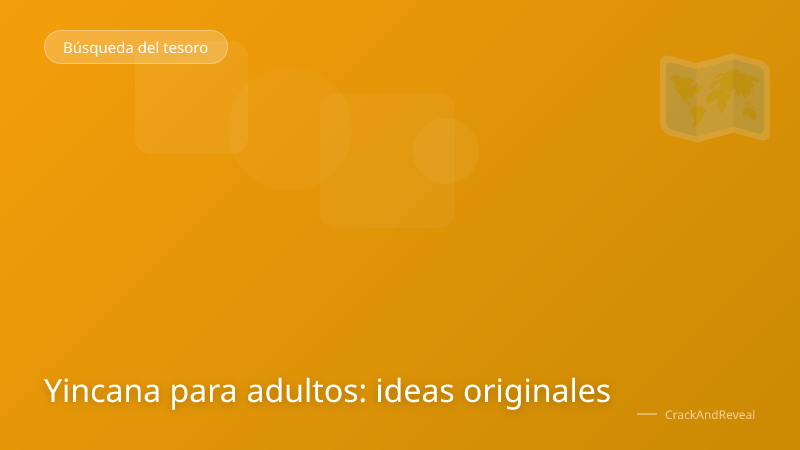 Yincana para adultos: ideas originales