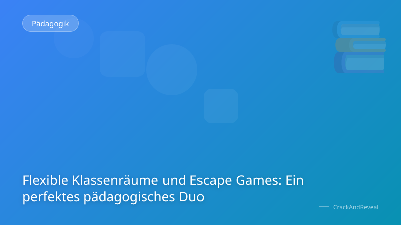 Flexible Klassenräume und Escape Games: Ein perfektes pädagogisches Duo