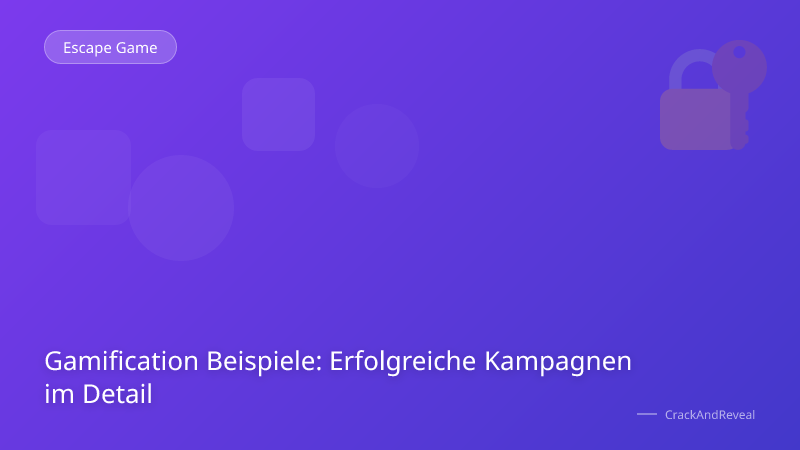 Gamification Beispiele: Erfolgreiche Kampagnen im Detail
