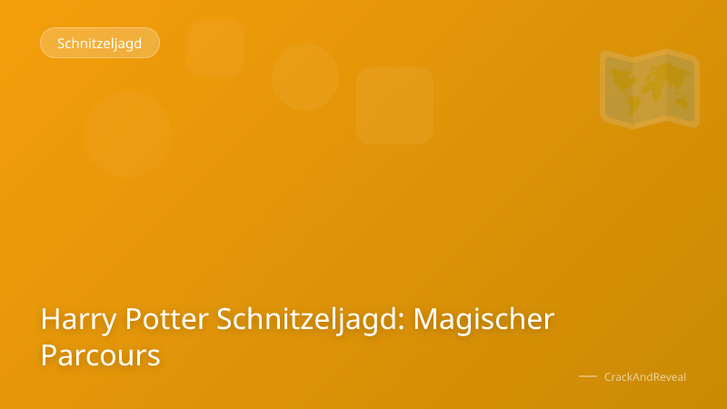 Harry Potter Schnitzeljagd: Magischer Parcours
