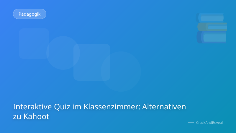 Interaktive Quiz im Klassenzimmer: Alternativen zu Kahoot