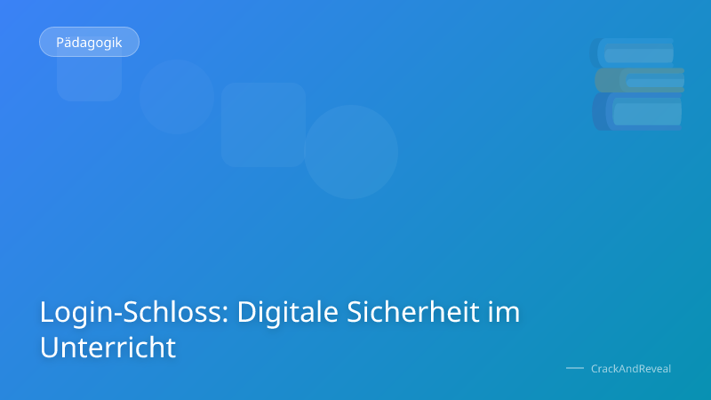 Login-Schloss: Digitale Sicherheit im Unterricht