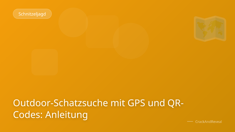 Outdoor-Schatzsuche mit GPS und QR-Codes: Anleitung