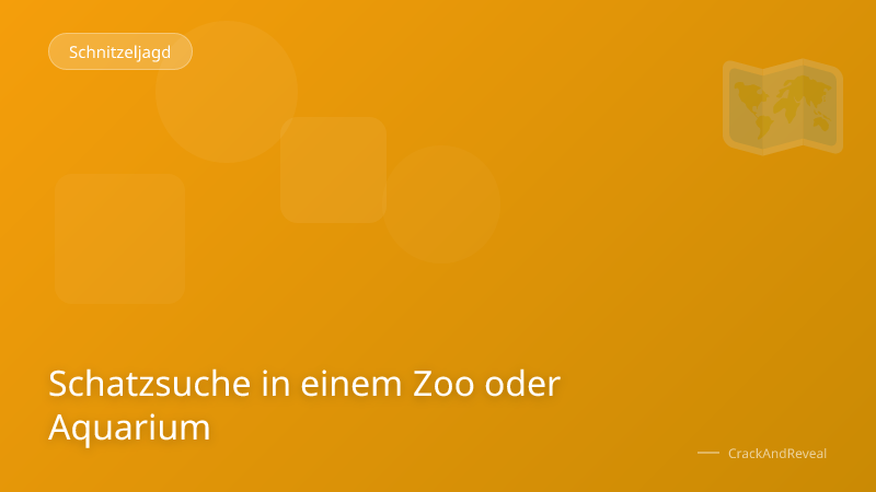 Schatzsuche in einem Zoo oder Aquarium