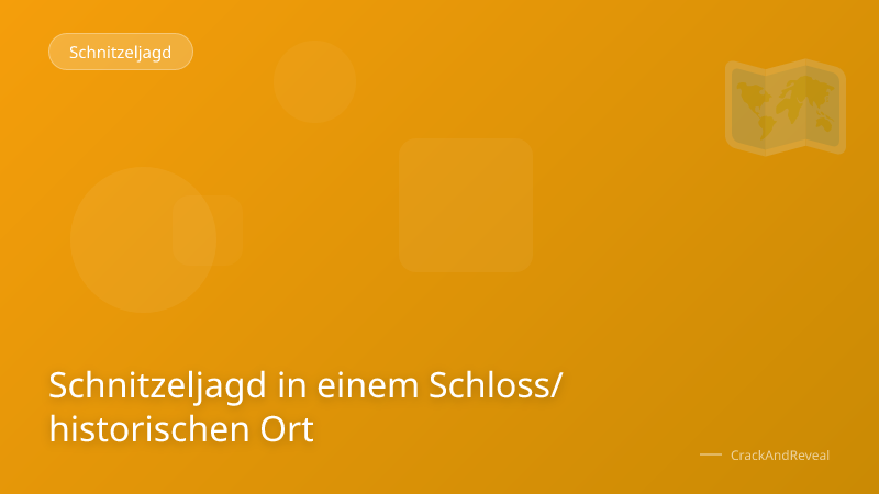Schnitzeljagd in einem Schloss/historischen Ort