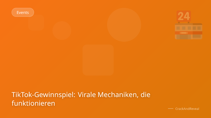 TikTok-Gewinnspiel: Virale Mechaniken, die funktionieren