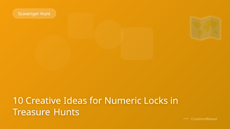 10 Creative Ideas for Numeric Locks in Treasure Hunts