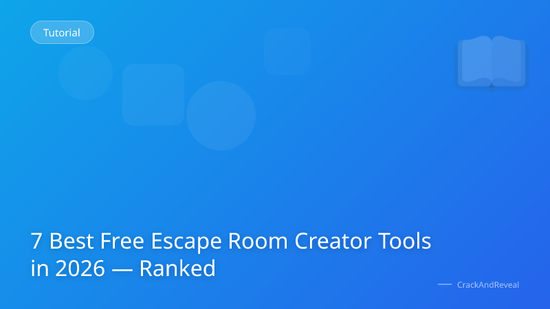 7 Best Free Escape Room Creator Tools in 2026 — Ranked
