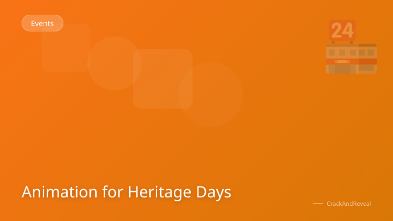 Animation for Heritage Days