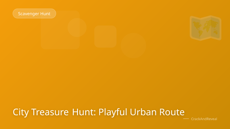 City Treasure Hunt: Playful Urban Route