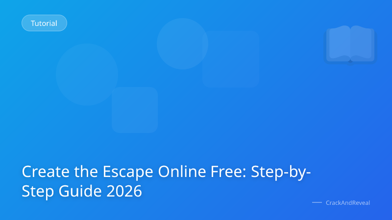 Create the Escape Online Free: Step-by-Step Guide 2026