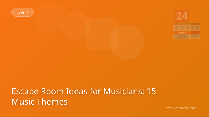 Escape Room Ideas for Musicians: 15 Music Themes