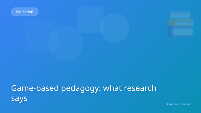 Game-based pedagogy: what research says