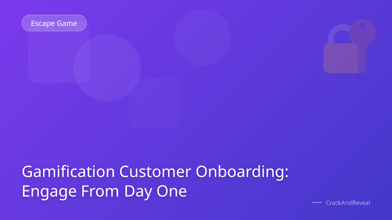 Gamification Customer Onboarding: Engage From Day One