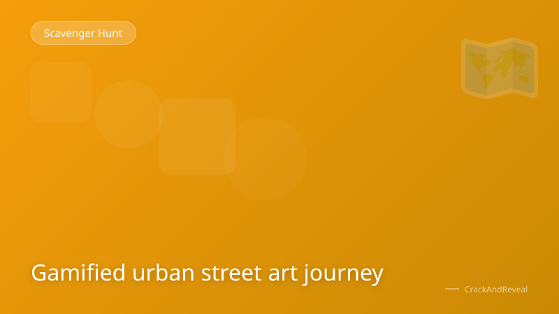 Gamified urban street art journey
