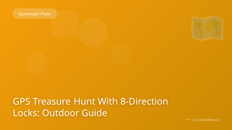 GPS Treasure Hunt With 8-Direction Locks: Outdoor Guide