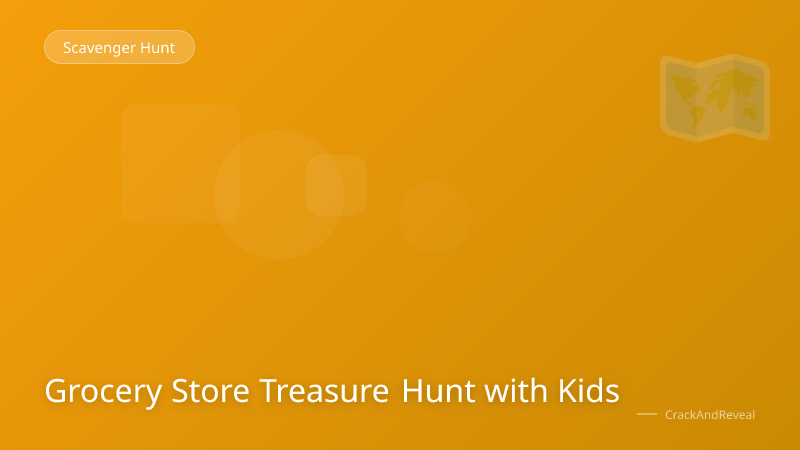 Grocery Store Treasure Hunt with Kids