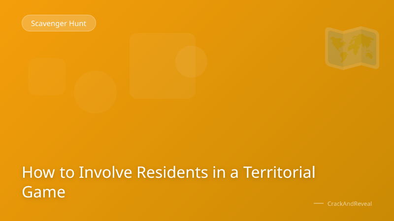 How to Involve Residents in a Territorial Game
