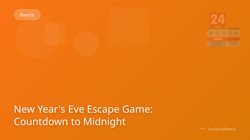 New Year's Eve Escape Game: Countdown to Midnight