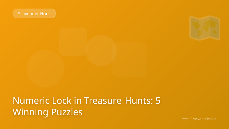 Numeric Lock in Treasure Hunts: 5 Winning Puzzles