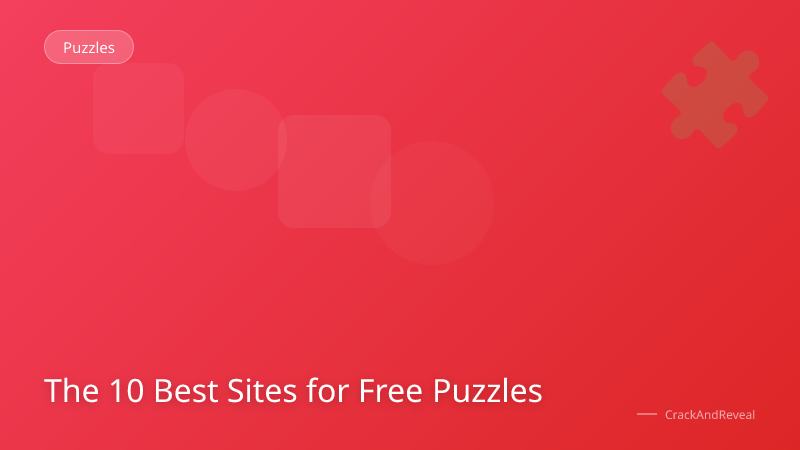 The 10 Best Sites for Free Puzzles