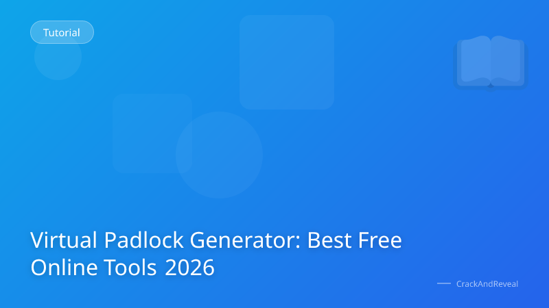 Virtual Padlock Generator: Best Free Online Tools 2026