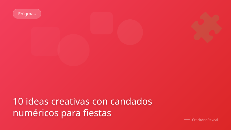10 ideas creativas con candados numéricos para fiestas