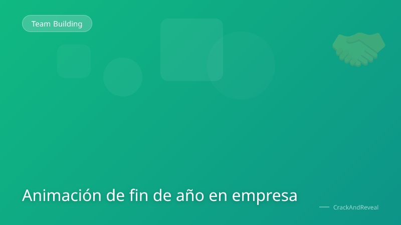 Animación de fin de año en empresa