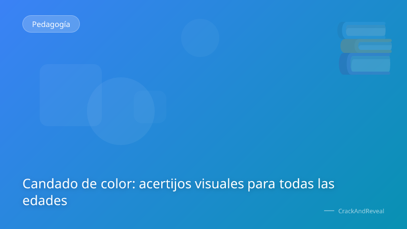Candado de color: acertijos visuales para todas las edades