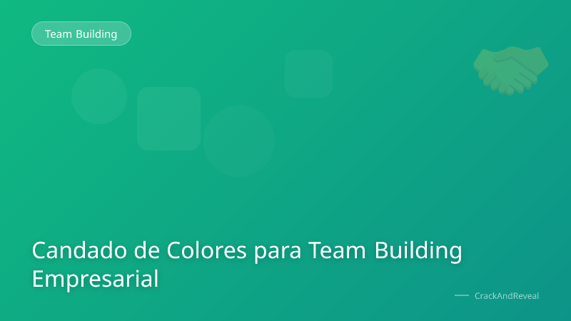 Candado de Colores para Team Building Empresarial